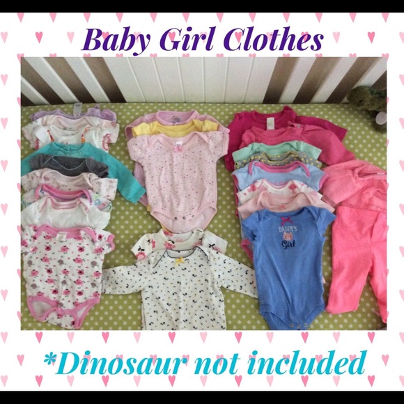 Carter's Other - Baby Girl Clothes Lot - Sizes 0-6 months